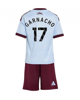 Aston Villa Alejandro Garnacho #17 Maglia Gara Terza Repliche 2026-27 Bambino Maniche Corte Aston Villa Alejandro Garnacho #17 Maglia Gara Terza Repliche 2026-27 Bambino Maniche Corte